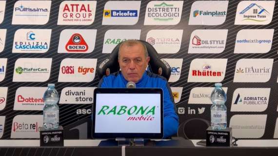 Ascoli, Castori: "Sampdoria giovane, gioca su buoni ritmi. Nestorovski recupera"