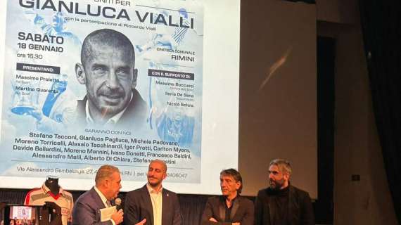 Sampdoria Club Luca Vialli e Bobby Gol: "A Rimini a ricordare Gianluca con Ivano e Moreno"