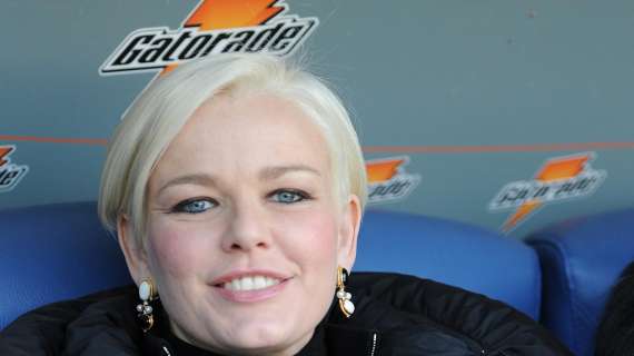 Valentina Mezzaroma si complimenta con l'ambiente blucerchiato