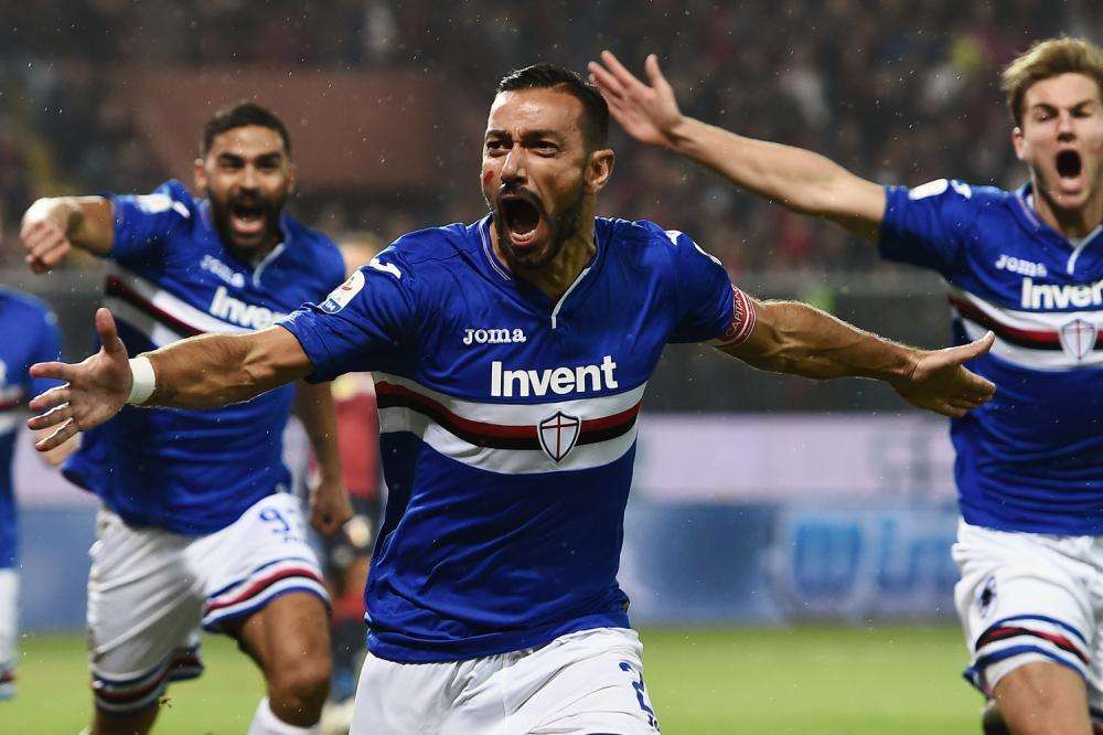 Quagliarella nominato calciatore del mese AIC di gennaio
