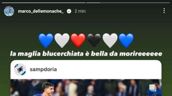 Sampdoria, gioia Delle Monache: "La maglia blucerchiata è bella da morire"