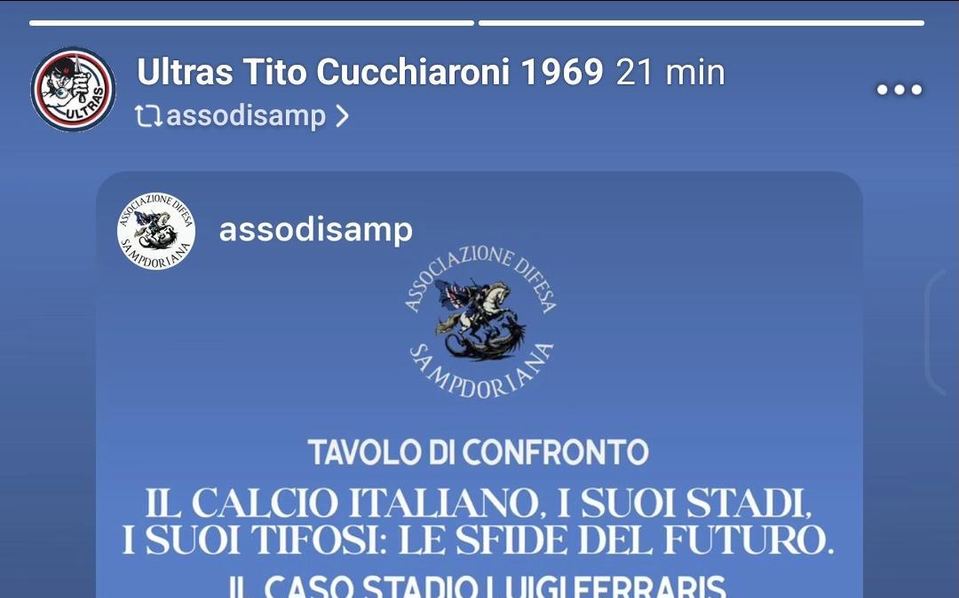 Associazione Difesa Sampdoriana, il 17 aprile tavolo pubblico di confronto sullo stadio Ferraris 