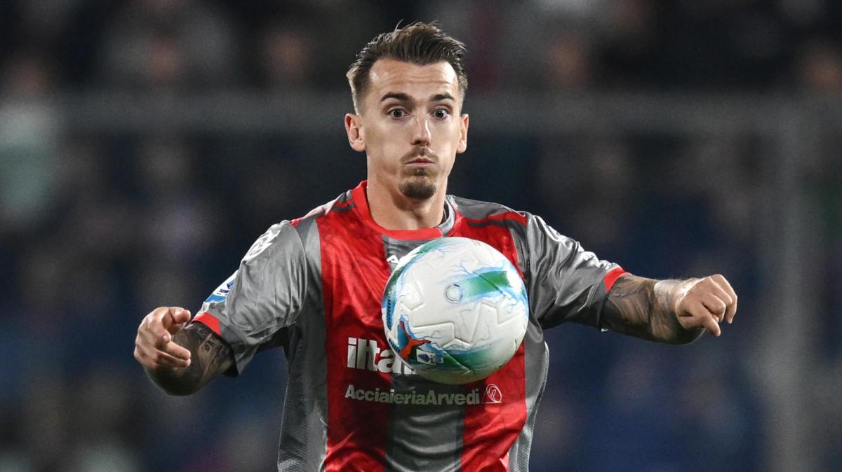 Cremonese - Sampdoria 1-0, pericolosa punizione di Vandeputte