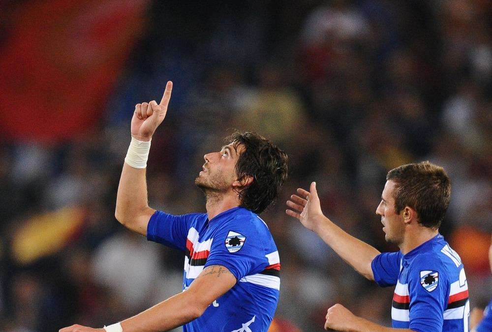 Photogallery Roma - Sampdoria: la dedica di Gianni Munari