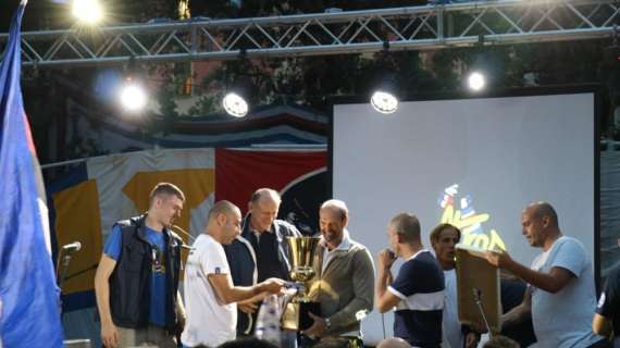 Festa UTC, Bistazzoni: "Coppa merito del gruppo, del mister, e del grande Presidente Mantovani"