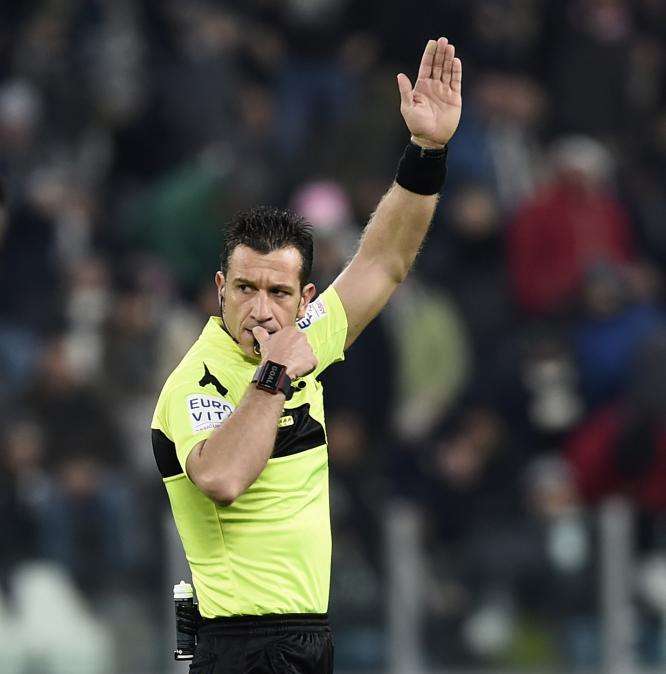 Il derby sarà arbitrato da Doveri