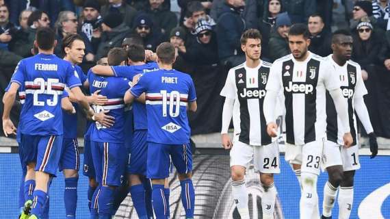 I tre punti alla Juventus (2-1) ma è una Signora Sampdoria