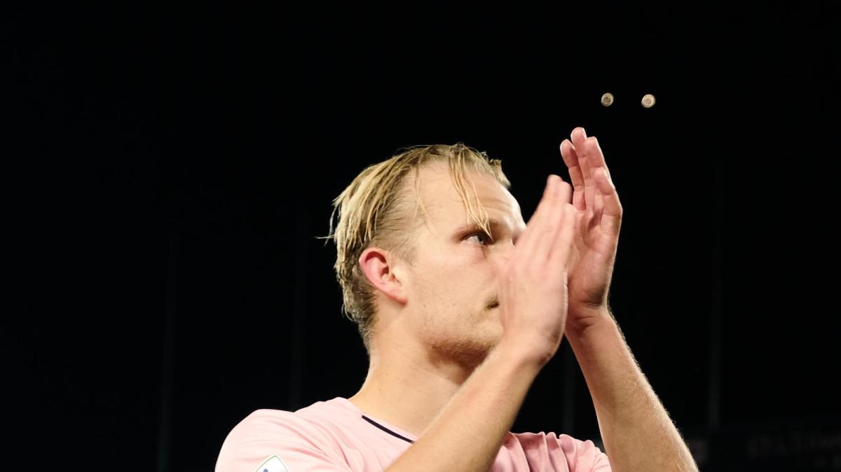 Palermo, Pohjanpalo: "Sarà una partita difficile con la Sampdoria"