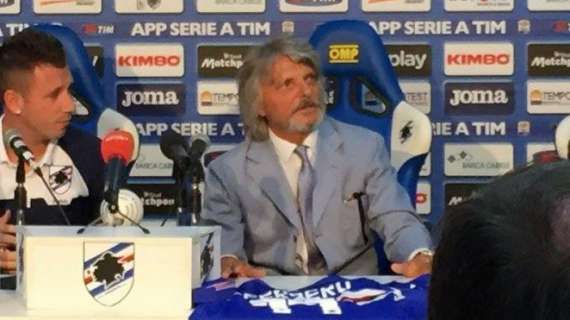 Ferrero: "Soriano-Napoli saltato per la tempistica. Sono contento di aver trattenuto un grande calciatore"