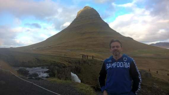 "Bevo e scatto per la Samp": Islanda blucerchiata con Lorenzo