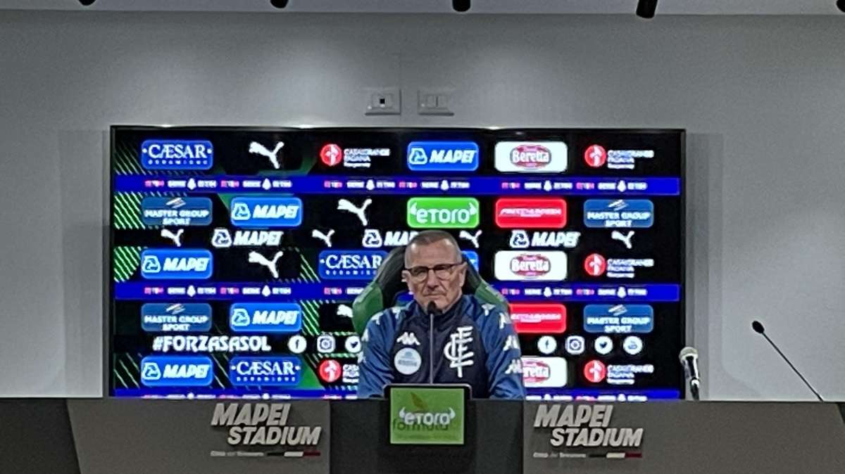 Empoli, Andreazzoli: "Contro la Sampdoria stesso piglio con la Juventus"