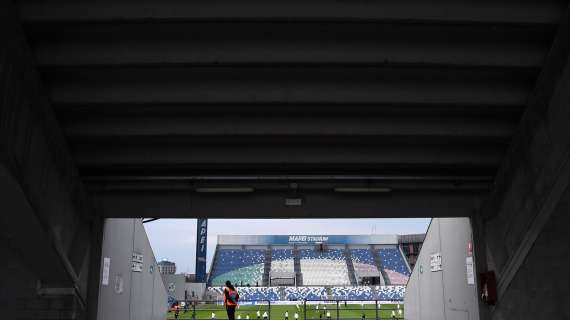 Reggiana - Sampdoria, protesta Teste Quadrate nei primi 15' minuti per restrizioni tifo