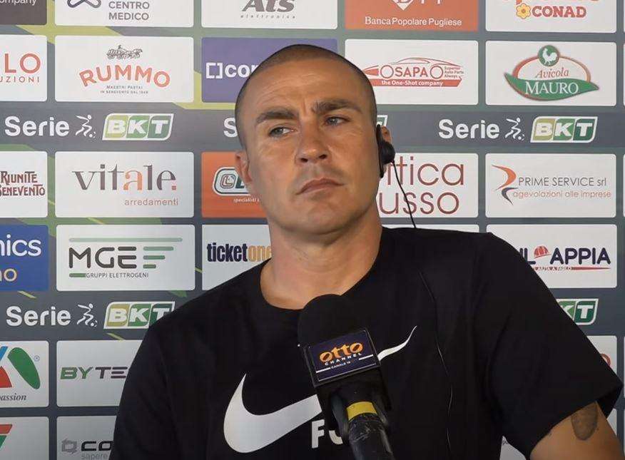 Benevento, aggiornamenti da Cannavaro sugli infortuni di La Gumina e Leverbe