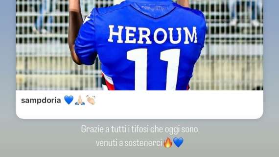 Sampdoria Women - Inter, i ringraziamenti di Heroum ai tifosi 