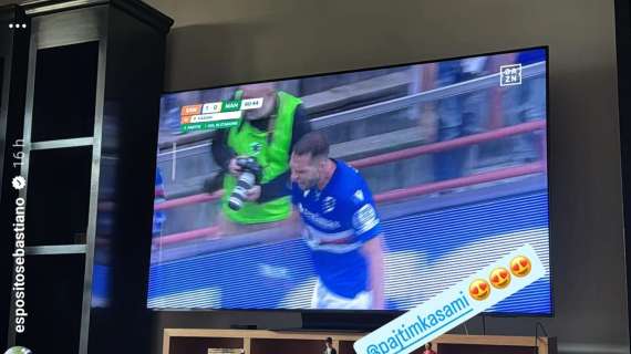 Ex Sampdoria, S. Esposito esulta sui social per il goal di Kasami