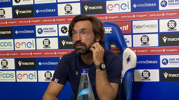 Sampdoria, Pirlo: "Coppa Italia già dimenticata, ora inizia percorso emozionante"