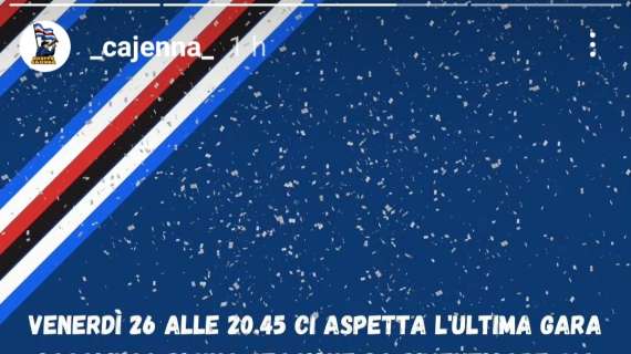 Sampdoria, il gruppo Cajenna: "Compatti, insieme a noi"