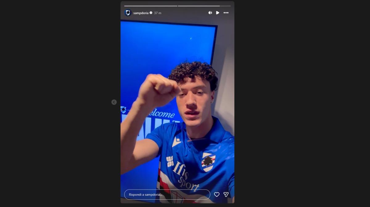 Sampdoria, Palma si presenta ai tifosi: "Non vedo l'ora di vestire questa maglia"