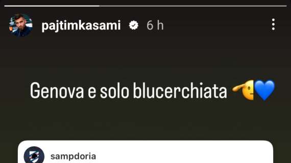 Sampdoria, Kasami, Ferrari e Pedrola in coro: "Genova è solo blucerchiata"