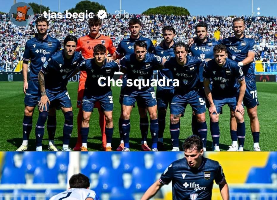 Colpo esterno Sampdoria, Begic: "Che squadra, che vittoria, che gruppo"
