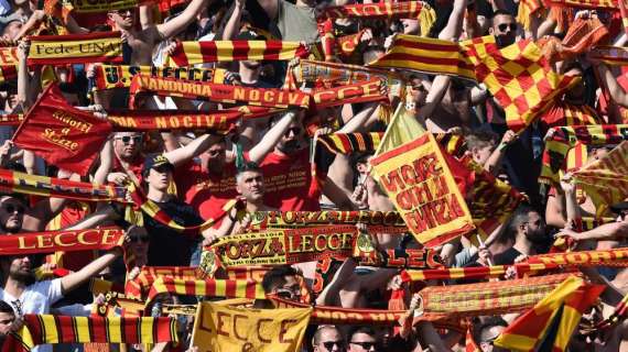 Lecce seguito da oltre 650 tifosi