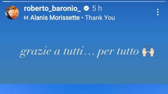 Sampdoria, Baronio al gruppo: "Grazie a tutti per tutto"