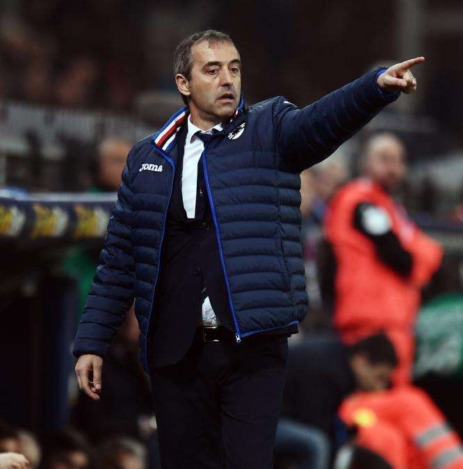 Giampaolo: "Ci è mancato qualcosa negli ultimi venti metri. Due sostituzioni forzate"