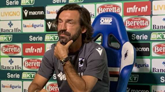 Sampdoria, Pirlo: "Non ci aspettavamo notizia Lanna. Il mercato è chiuso"