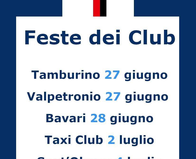 Tifoseria Sampdoria, un'estate ricca di feste dei club