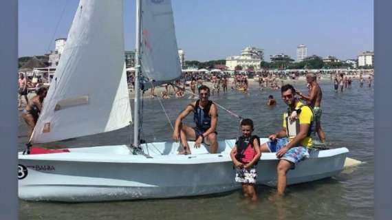 Calciatori Samp in relax al mare e tempo in famiglia nel weekend libero