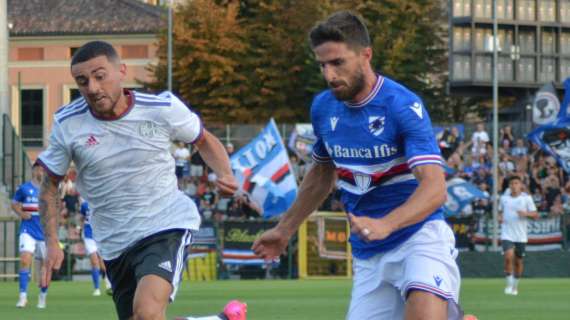 Sampdoria, il post di Borini per il Sudtirol: "Ci vediamo lunedì allo stadio"