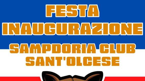 Sampdoria Club Sant'Olcese dedicato a Lanna, sabato l'inaugurazione