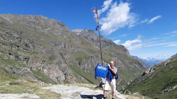 "Bevo e scatto per la Samp": Michele e il suo trekking blucerchiato 