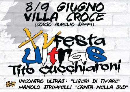Programma festa UTC 8 - 9 giugno Villa Croce