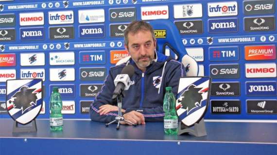 Giampaolo: "La sconfitta di Udine è un passo indietro. Atalanta ha fatto il salto di qualità, siamo chiamati a prestazione maiuscola"