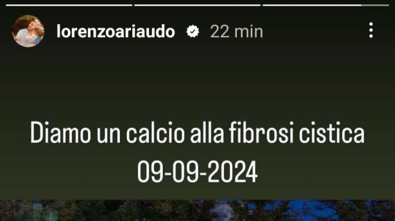 Sampdoria, Ariaudo partecipa a una partita di beneficenza