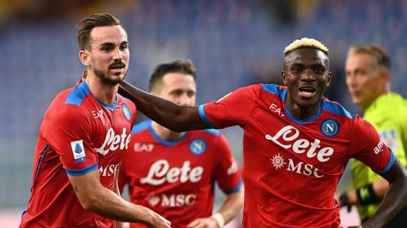 Sampdoria-Napoli (0-4): in partita per un tempo 