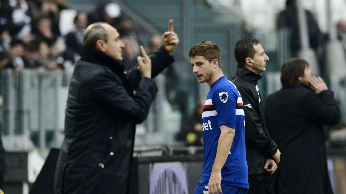Photogallery Juventus - Sampdoria: l'uscita di Berardi dal campo