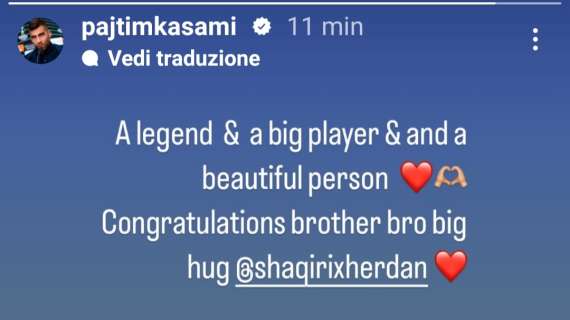 Sampdoria social, Shaqiri lascia la Svizzera. Il commento di Kasami