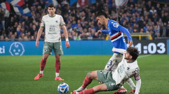 Sampdoria-Salernitana 1-0: Christensen blocca il tiro di Depaoli