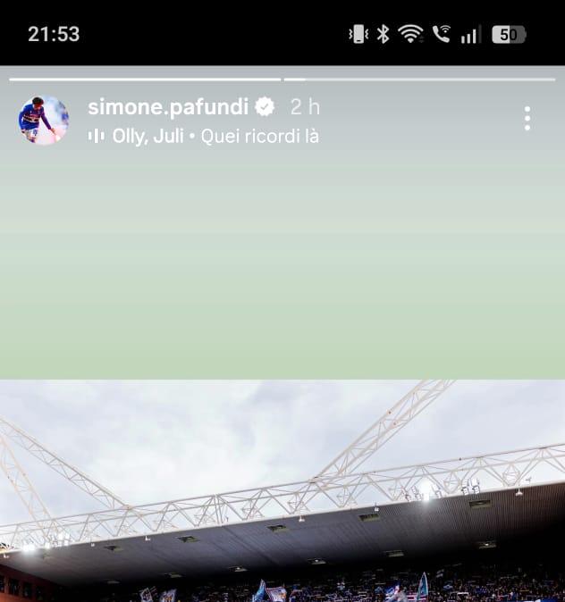 Sampdoria, Pafundi esulta: "Avanti così, insieme!"