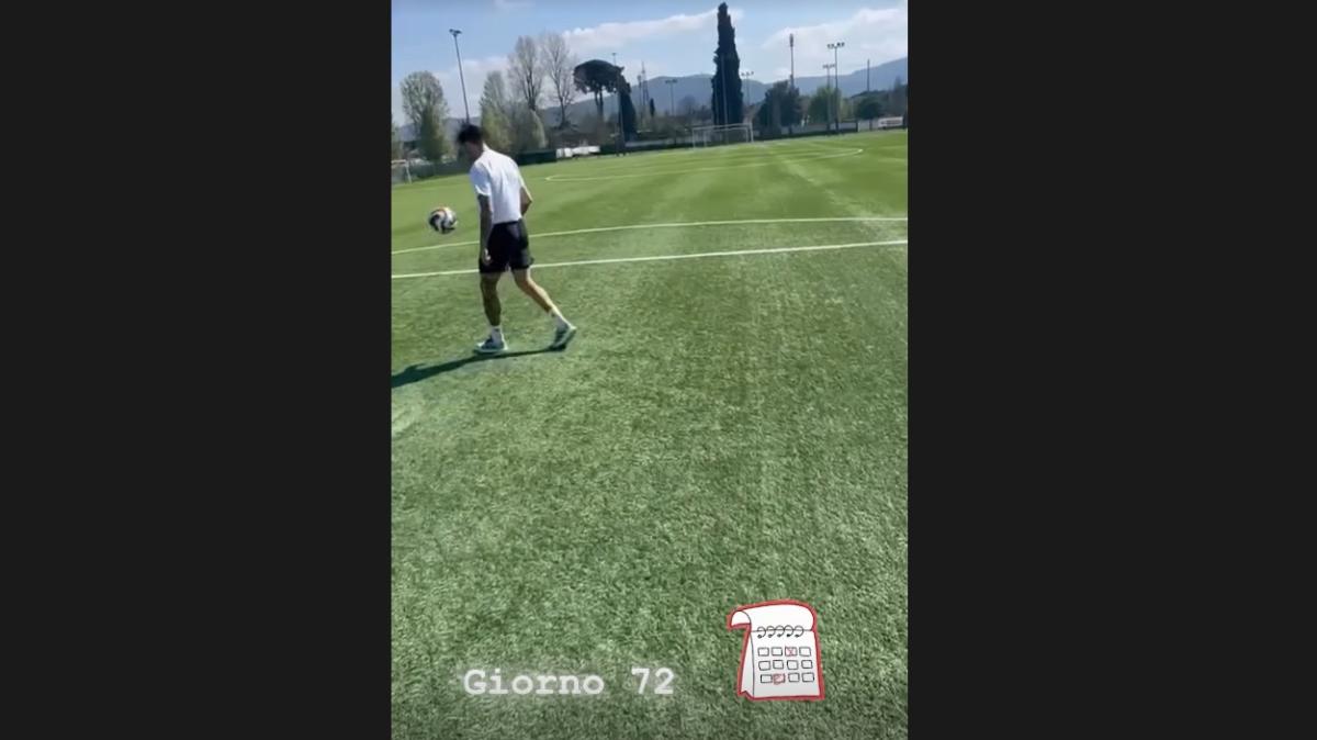Sampdoria, Venuti torna a toccare il pallone: "Giorno 72" 