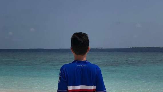 "Bevo e scatto per la Samp": Samp e Maldive, cosa di più bello al mondo?