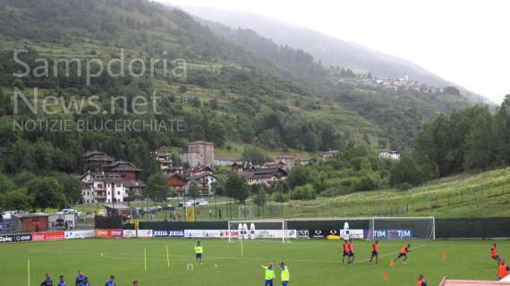 Sampdoria, il video del primo allenamento mattutino a Ponte di Legno