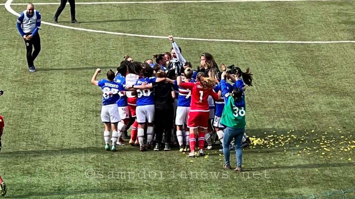 Sampdoria Women battono Napoli 1-0. Salvezza è matematica