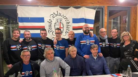 Sampdoria Club Pontedecimo, serata con Nicolini, Pellegrini e Baldari