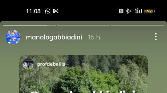 Social Sampdoria, siparietto di Gabbiadini con Prof. De Bellis