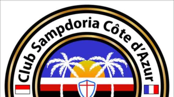 Nascita Sampdoria Club Costa Azzurra - Côte d'Azur, il post Federclubs