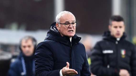 Ranieri: "In partita fino alla fine. Prossimo step trovare i goal"