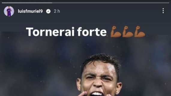 Il messaggio di Muriel: "Sampdoria, tornerai forte"